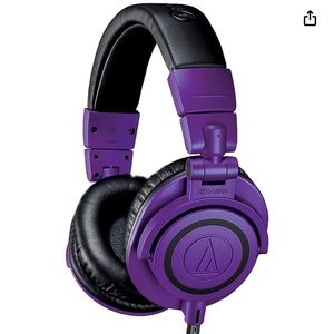 Audio-Technica ATH-M50xPB Pro Headphones Limited Edition Purple & Black 🎧 😍